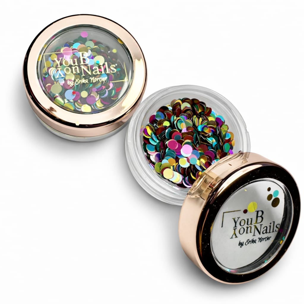 Glitter Colorati Misti Grossi